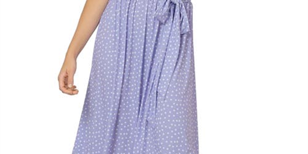 Vestido Halter Leota Feminino Mindy Fit &amp; Flare Roxo Tamanho Grande