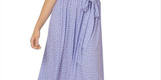 Vestido Halter Leota Feminino Mindy Fit &amp; Flare Roxo Tamanho Grande