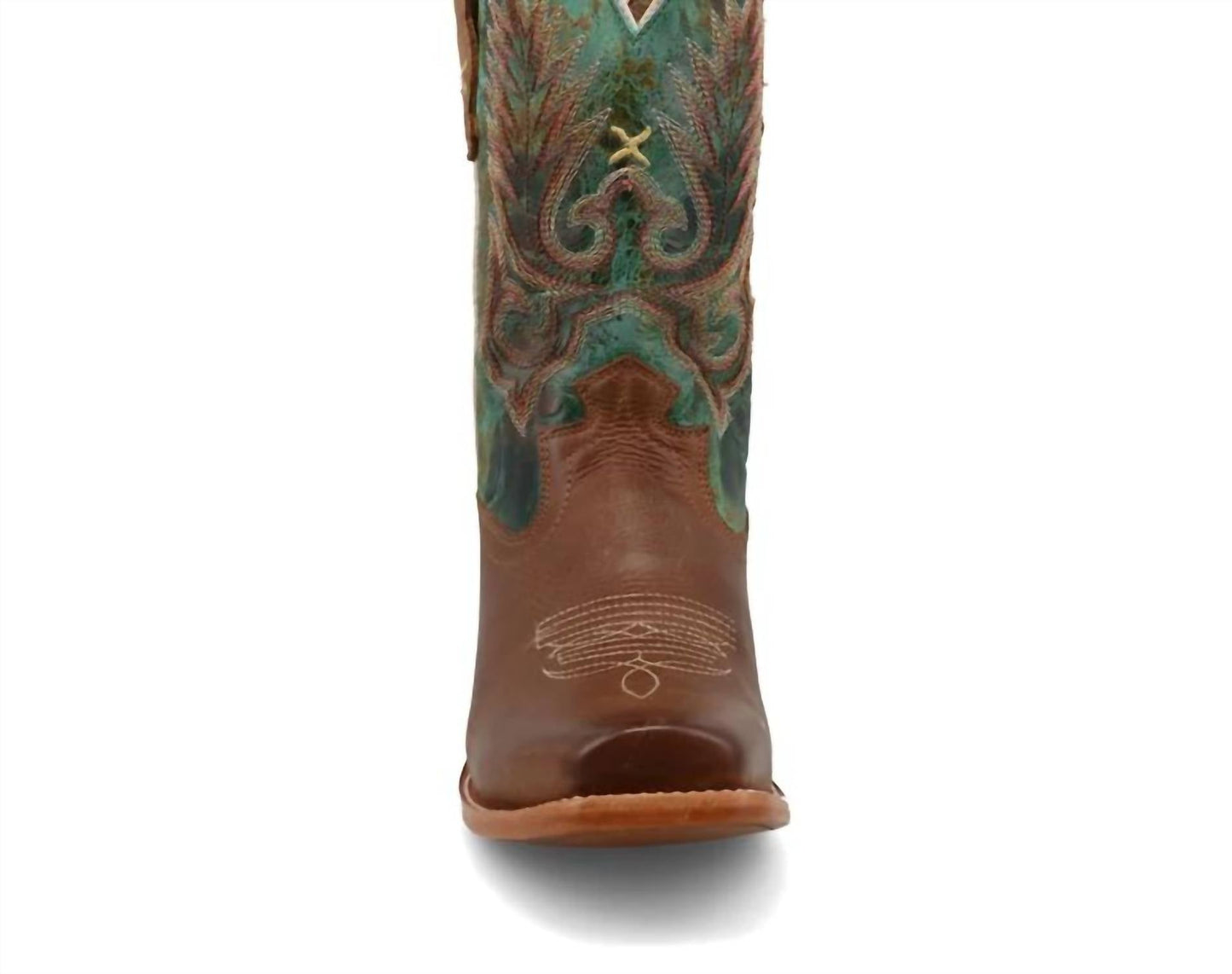 Twisted X - Women's Ginger & Distressed Turquoise 11" Rancher Boots