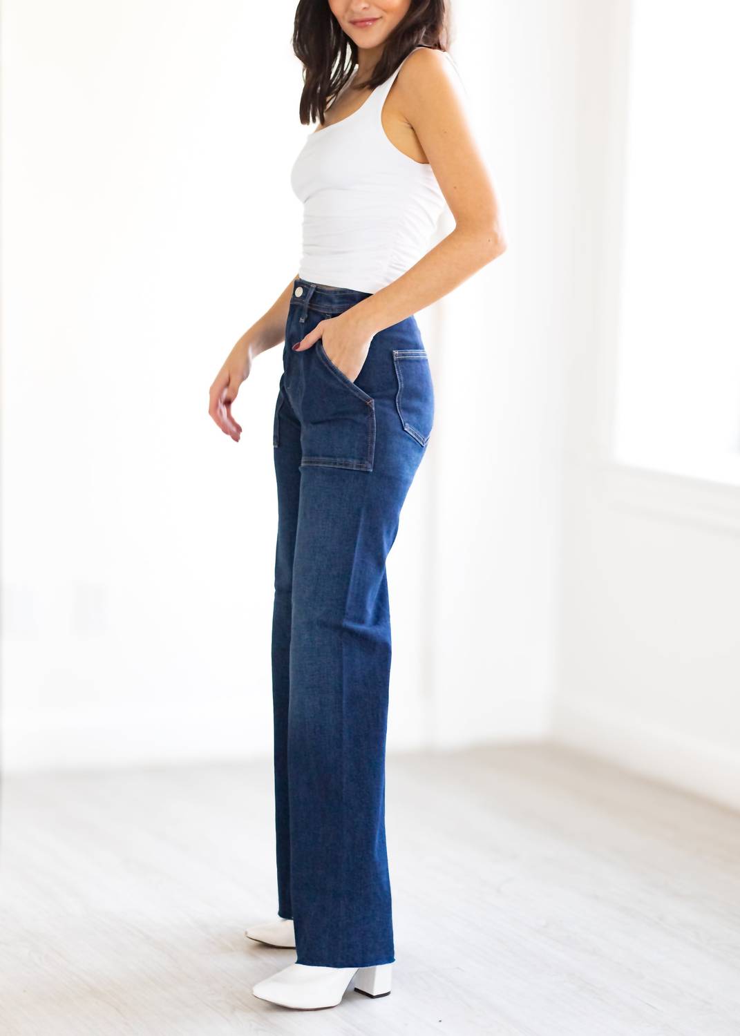 Pistola - Penny High Rise Wide Leg Jean