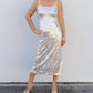 Hem & Thread - Toast Of The Town Sequin Cami Midi Dress