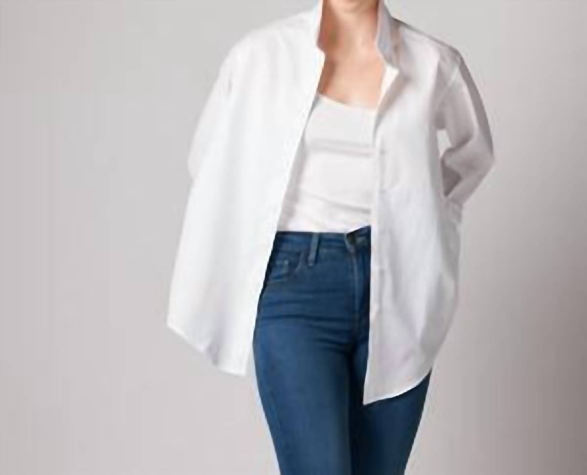 Jill Mcgowan - Joan Easy Cut Stand Collar Shirt