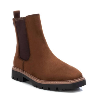 Xti - Botas de camurça femininas até o tornozelo