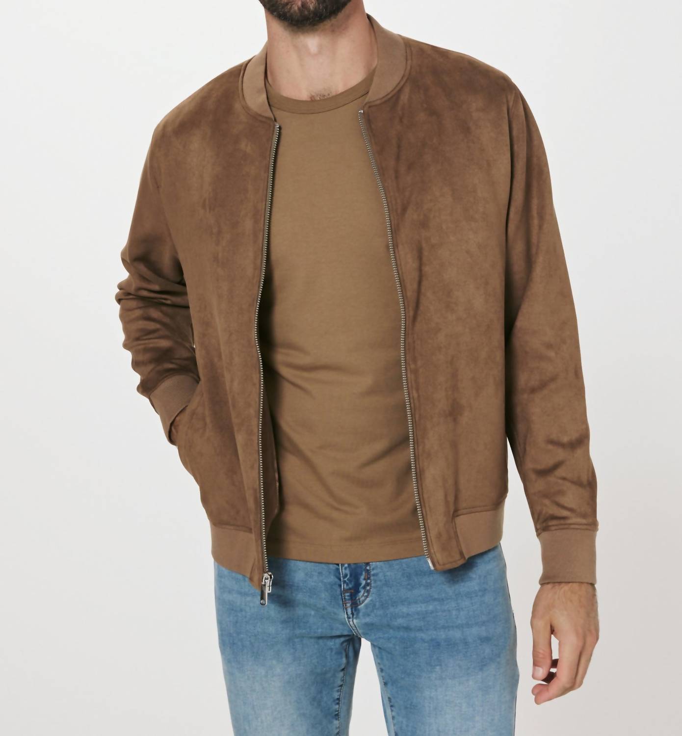 7Diamonds - Evolution Suede Bomber Jacket