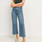 Just Black Denim - High Rise Patch Pocket Wide Leg Jeans