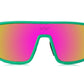 Far Out Sunglasses - Polarized Retros Pink Lens