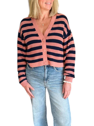 525 America - Cardigan Charlie com botões frontais