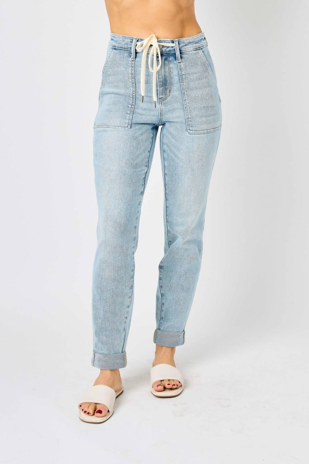 Judy Blue - High Waist Vintage Jogger Pants