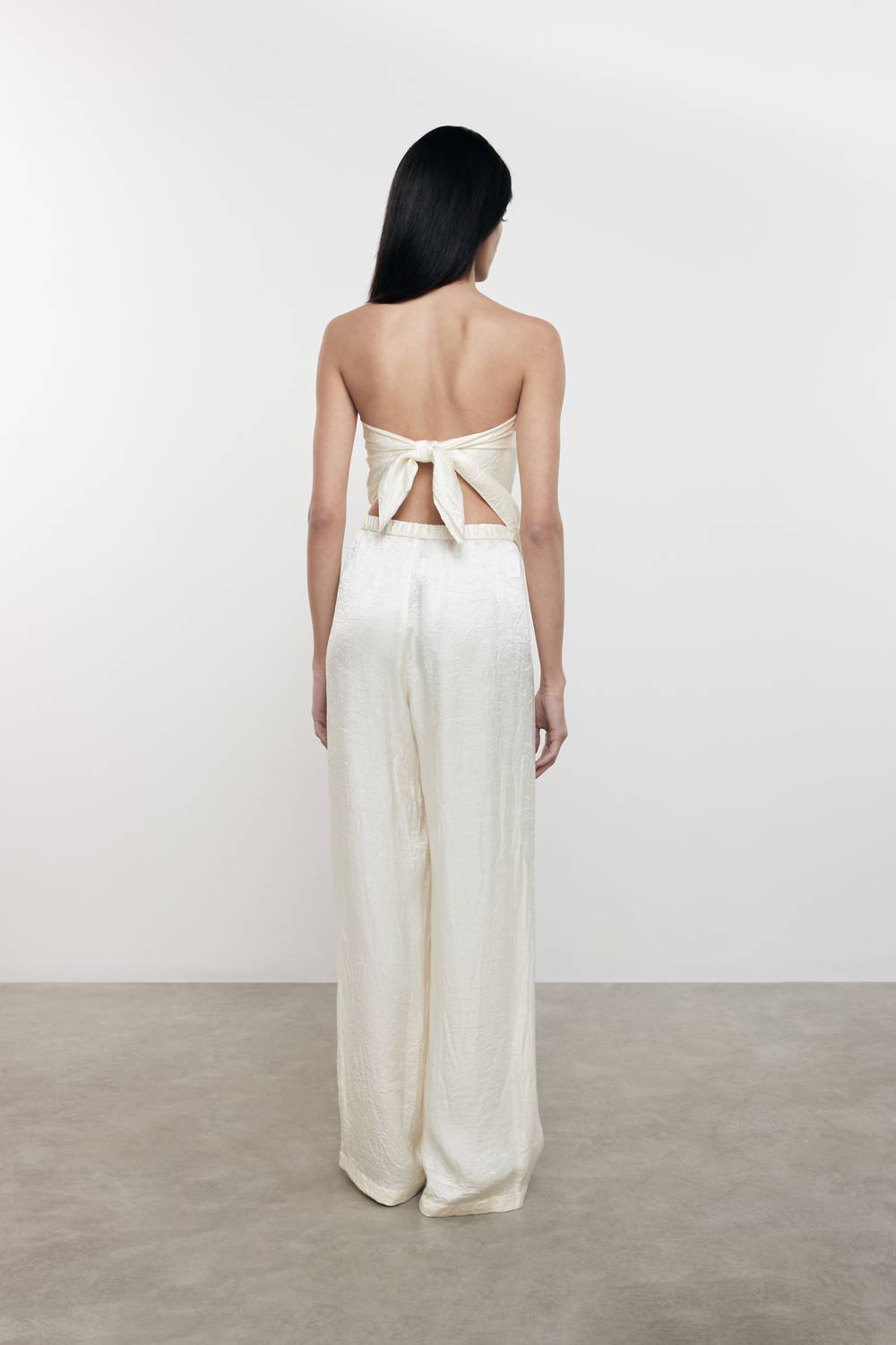 Enza Costa - TEXTURED SATIN PANT