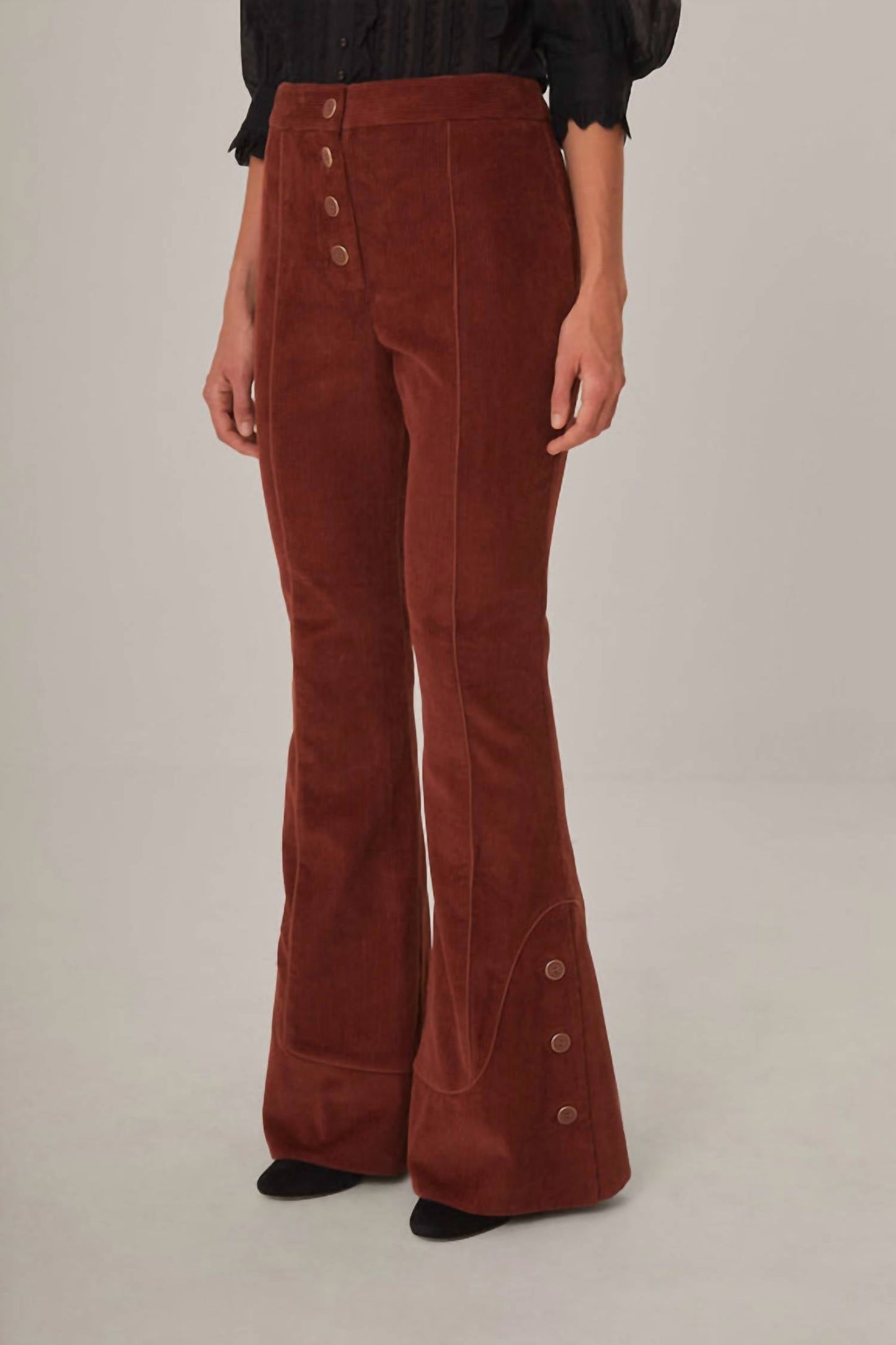Farm Rio - Corduroy Flare Pants