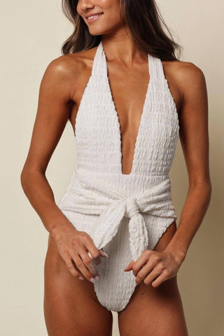 Montce - Tropez Tie-up One-piece Swimsuit