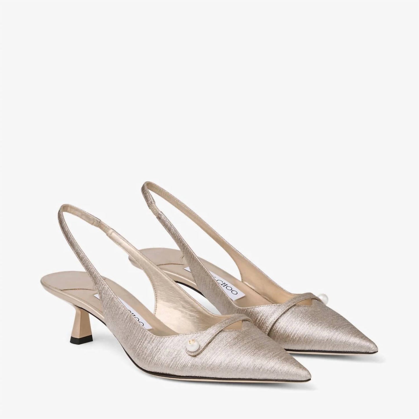 Jimmy Choo - Women's Wonderful Glitter Slingback Heels