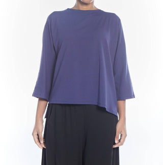 Matthildur - Blusa com estampa Ania e manga curta
