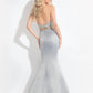 Rachel Allan - Matte Satin Two-piece Mermaid Gown