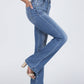Risen - Misunderstood High-Rise Button Down Bootcut Denim Jeans