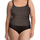 Miraclesuit - Spot On Fauxkini One Piece Swimsuit - Plus