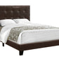 Transitional Upholstered Bed Frame