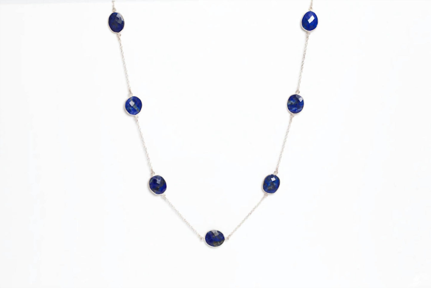Avenue Chic - Women's Lapis Layered Necklace