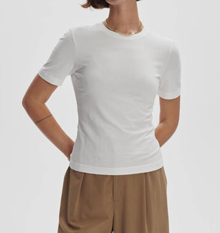 Varley - Blusa justa de manga curta Regina