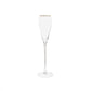 Creative Gifts International - Gold-Rim Tapered Champagne Flutes Set