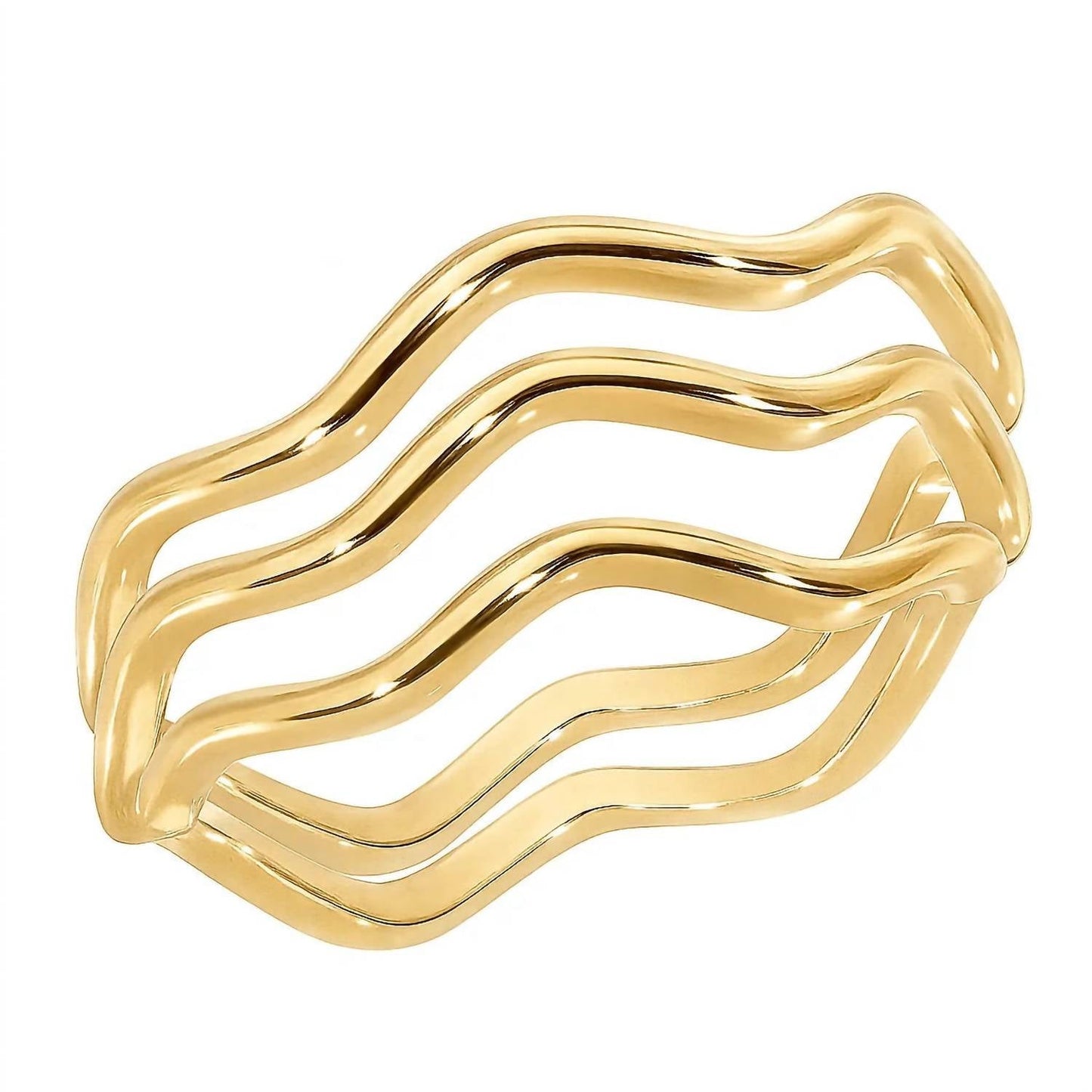 Eklexic - Super Thin Wavy Ring