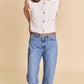 2.7 August Apparel - Julia Fringe Knit Top