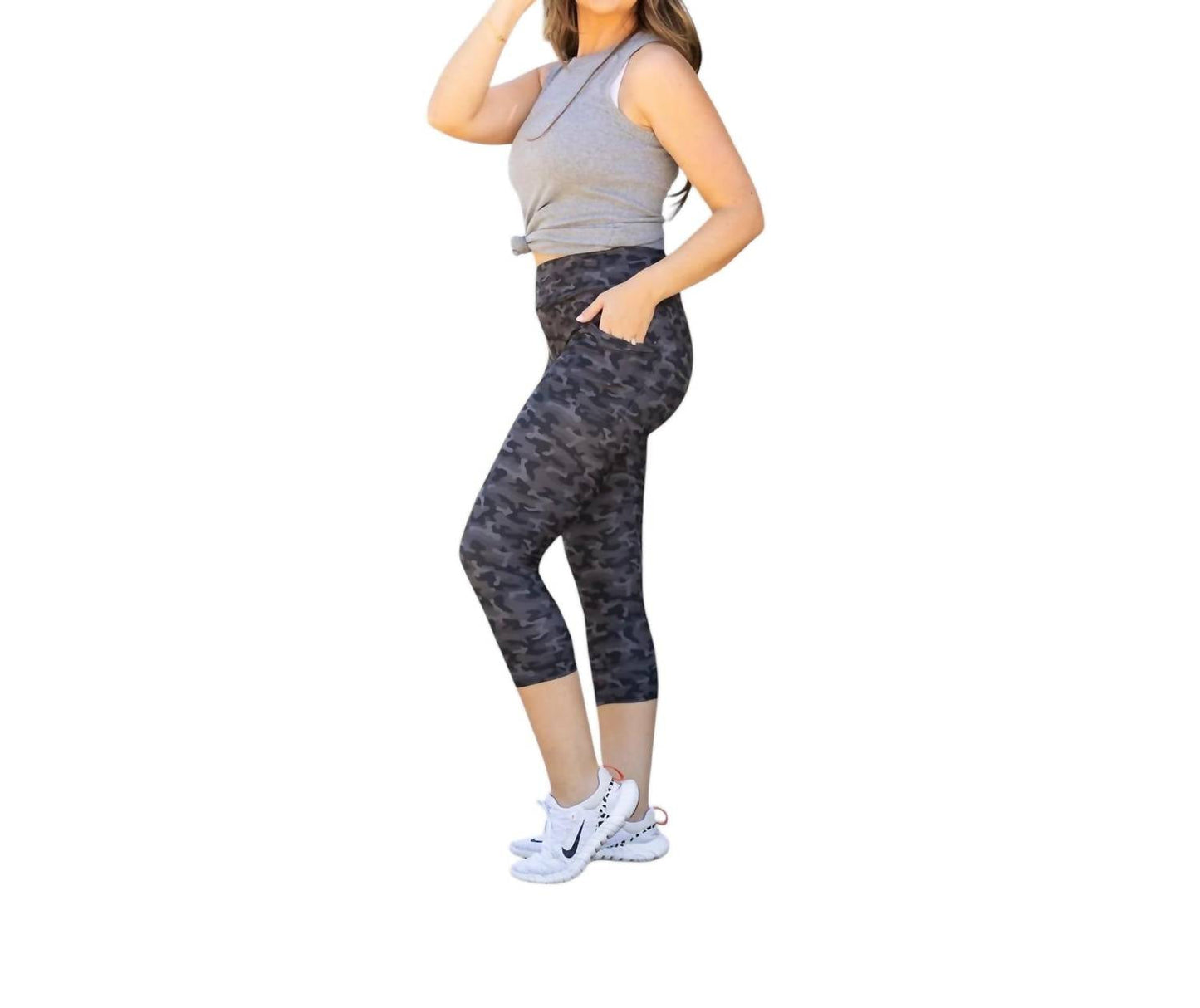 Julia Rose - Capri Leggings With Pockets