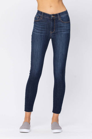 Judy Blue - Calça Jeans Skinny No Destroy de Cintura Média