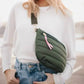 Pretty Simple - Women's Quilted Puffer Sling Belt Bag