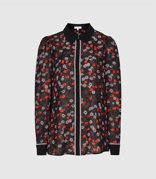 Reiss - Reiss Poppy Floral Printed Blouse
