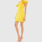 Ieena For Mac Duggal - One-shoulder Ruffle Mini Dress