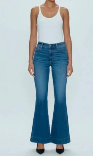 Pistola - Calça jeans flare KINSLEY de cintura média