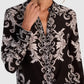 Alice + Olivia - Willa Printed Silk Top