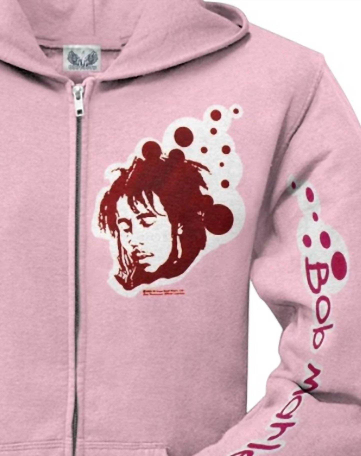 Bob Marley - Women's Deep Juniors Zip Hoodie