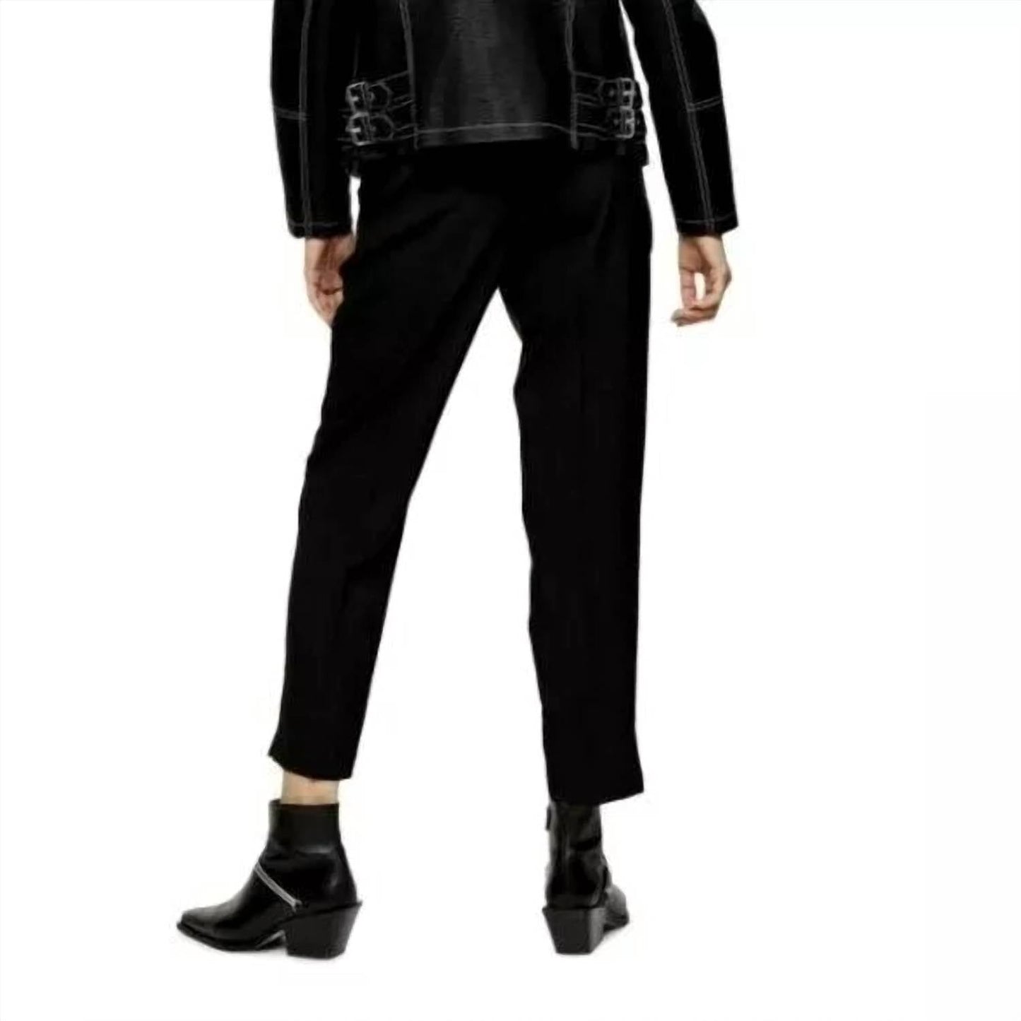 Topshop - Ankle Crop Straight Leg Pants