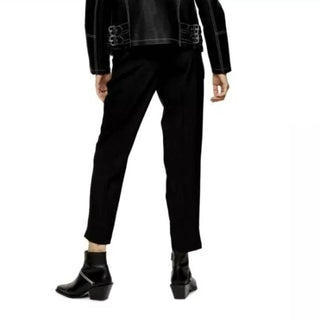 Topshop - Calça reta cropped no tornozelo