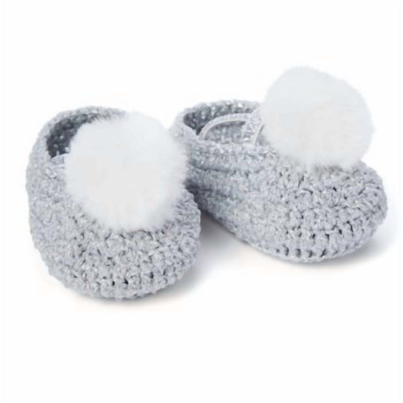 Elegant Baby - Baby Girl's Crocheted Shoes
