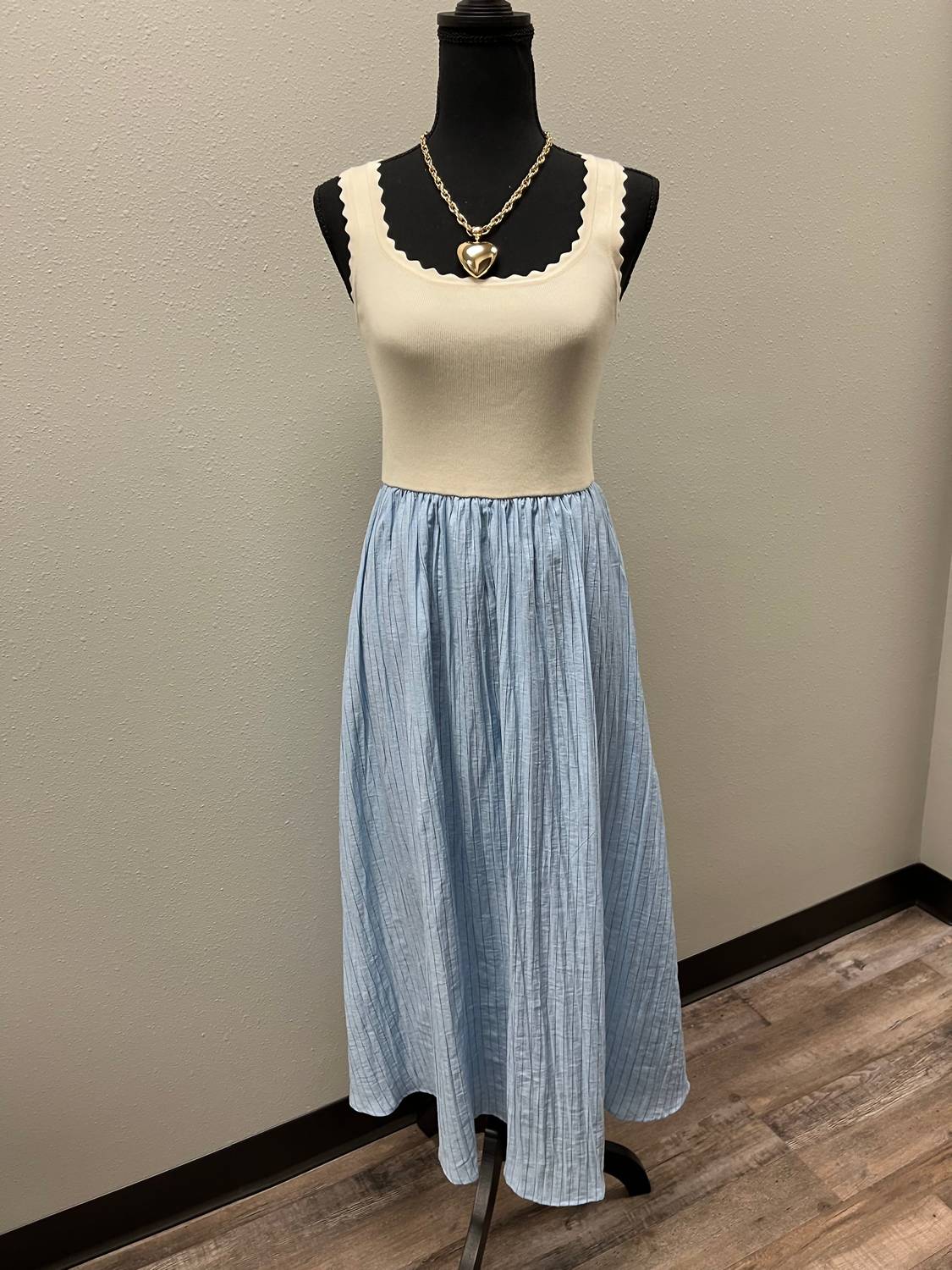 Blu Pepper - Scalloped Tank Dress
