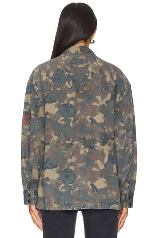 Free People - Jaqueta Utilitária Arya Camuflada