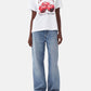 Ganni - Basic Jersey Cherry Relaxed T-shirt