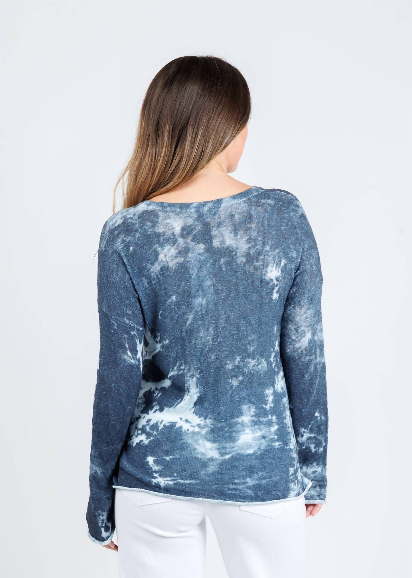 J. Society - Tie Dye Long Sleeve Crew Sweater