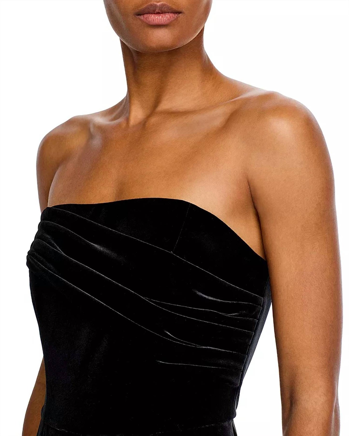 Steve Madden - Swanilda Velvet Wide Leg Jumpsuit