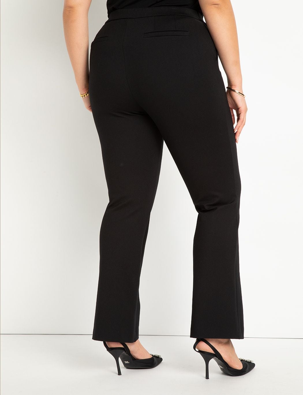 ELOQUII Women's Plus Size The Ultimate Stretch Flare Leg Pant