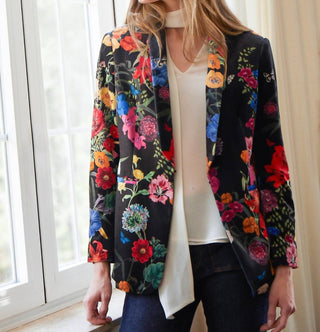 Vilagallo - Women's Vilagallo Smoking Velvet Jacket