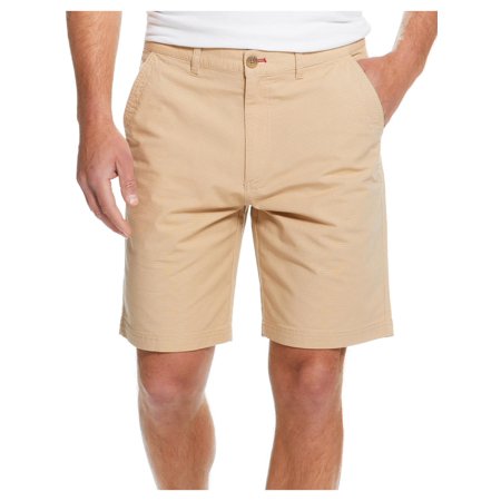 Weatherproof Vintage Men's Ribbed Flat Front Shorts