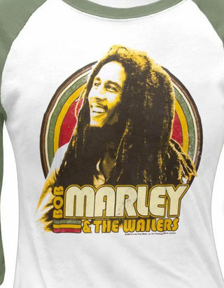 Bob Marley - Women's Wailers Raglan Tee