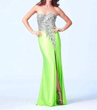 Mac Duggal - Vestido de noite com contas
