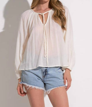 Elan - Blusa de manga comprida Felicity