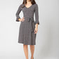 Vestido Leota Ilana com cinto preto tamanho P