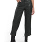 Blanknyc - Baxter Faux Leather Cropped Straight Leg Pants